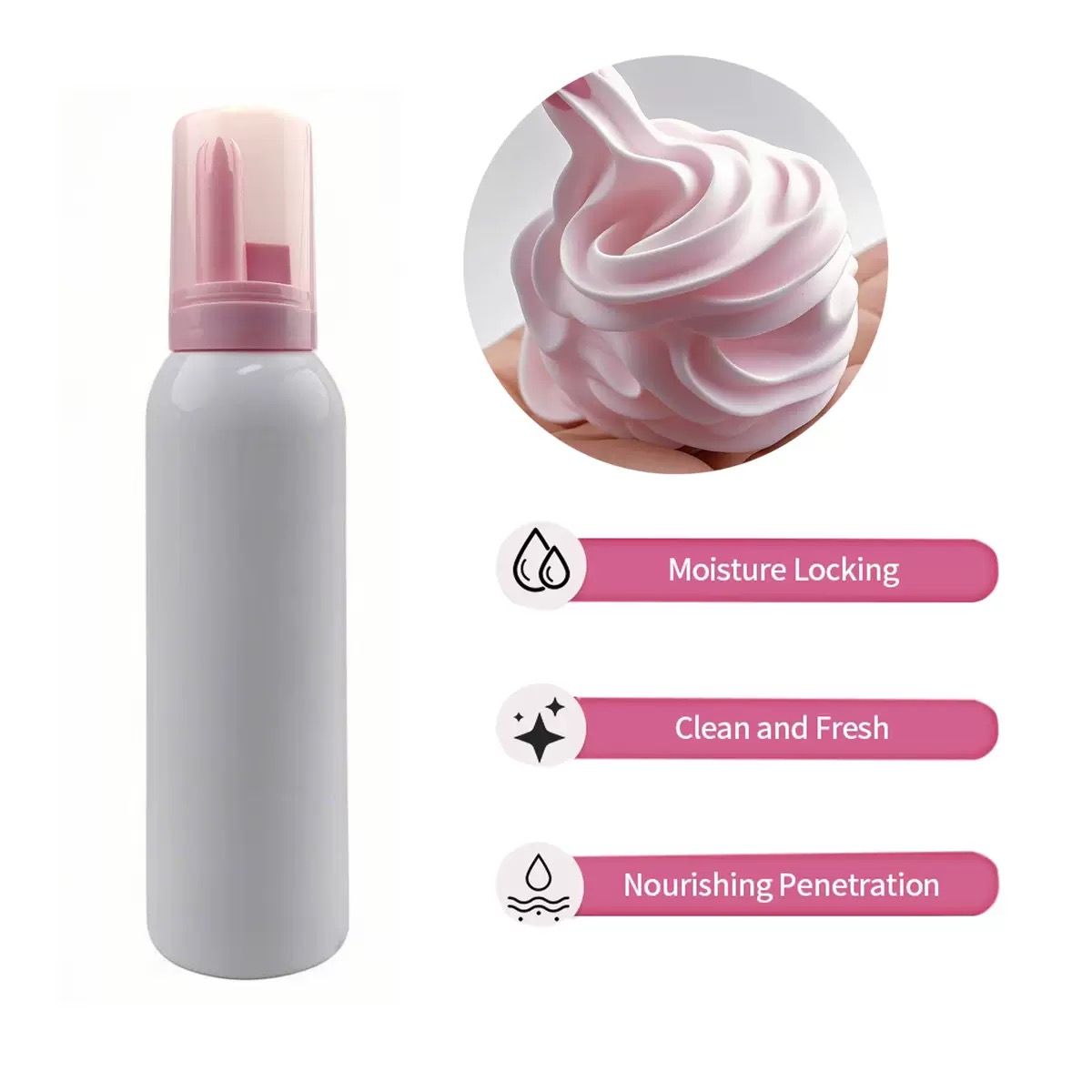 Eyelash Extension Foam Cleanser - Shampoo per ciglia montate personalizzato Crema