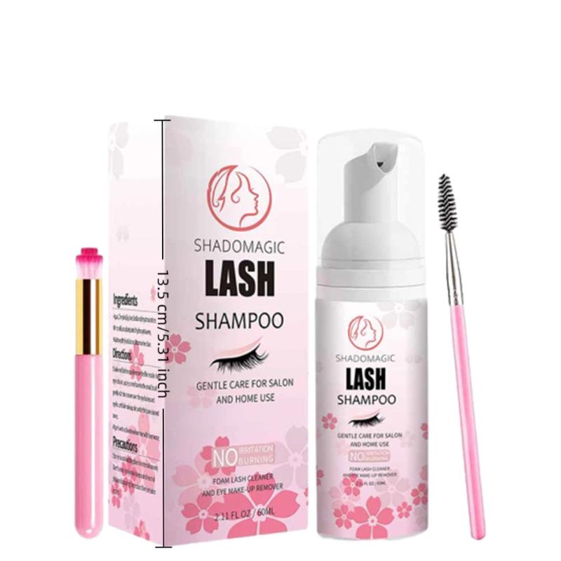Eyelash Extension Foam Cleanser - Shampoo per Ciglia 60ML, Detergente Rapido