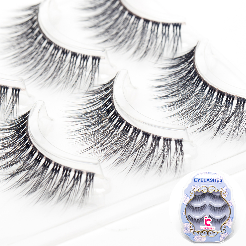 Eyelash Extension Japanese Style - ICYCHEER Giapponese Stile Naturale Ciglia Finte