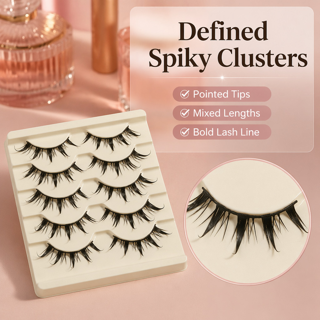 Ciglia Finte per Cosplay, 5 Pe - Eyelash Extension Japanese Style recensione e prezzo