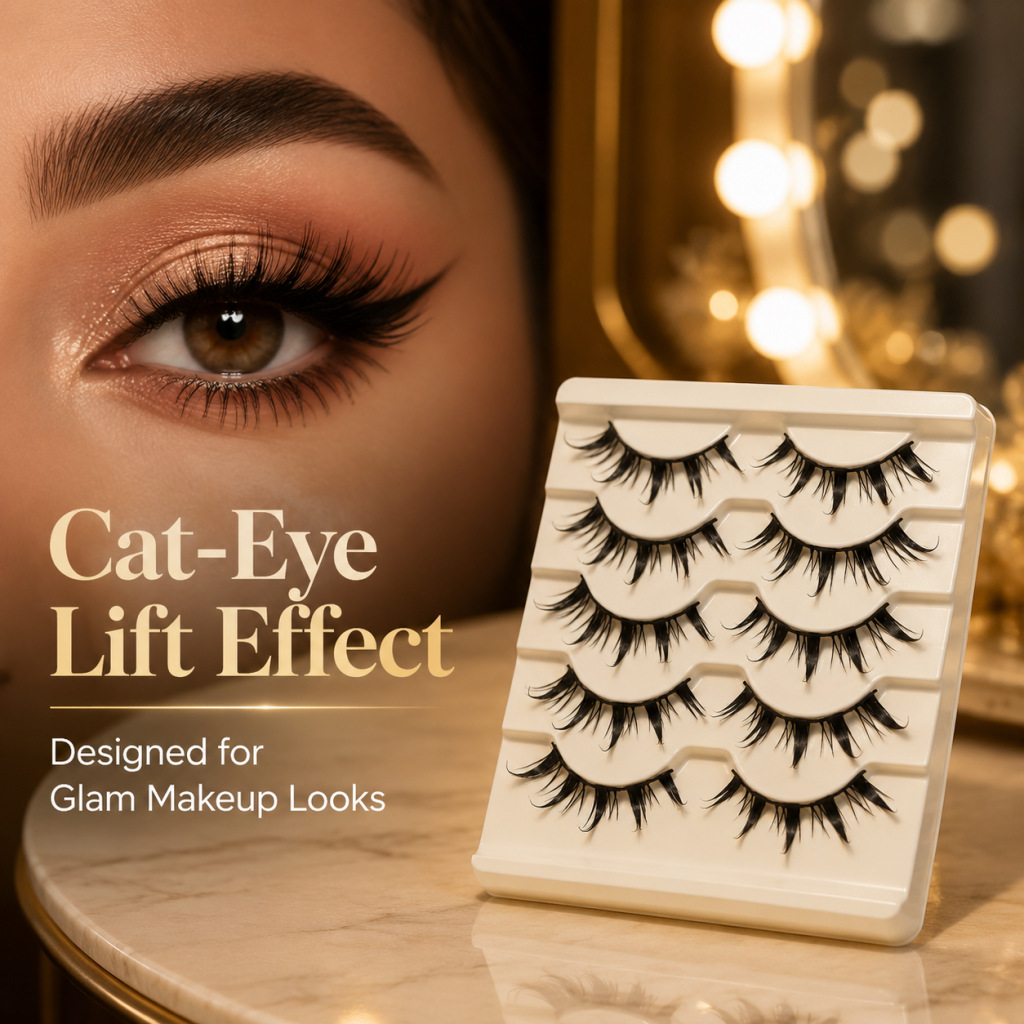 Ciglia Finte per Cosplay, 5 Pe - Eyelash Extension Japanese Style recensione e prezzo