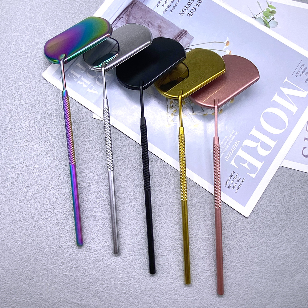 1pc multi colori specchio per  - Eyelash Extension Gel Remover recensione e prezzo