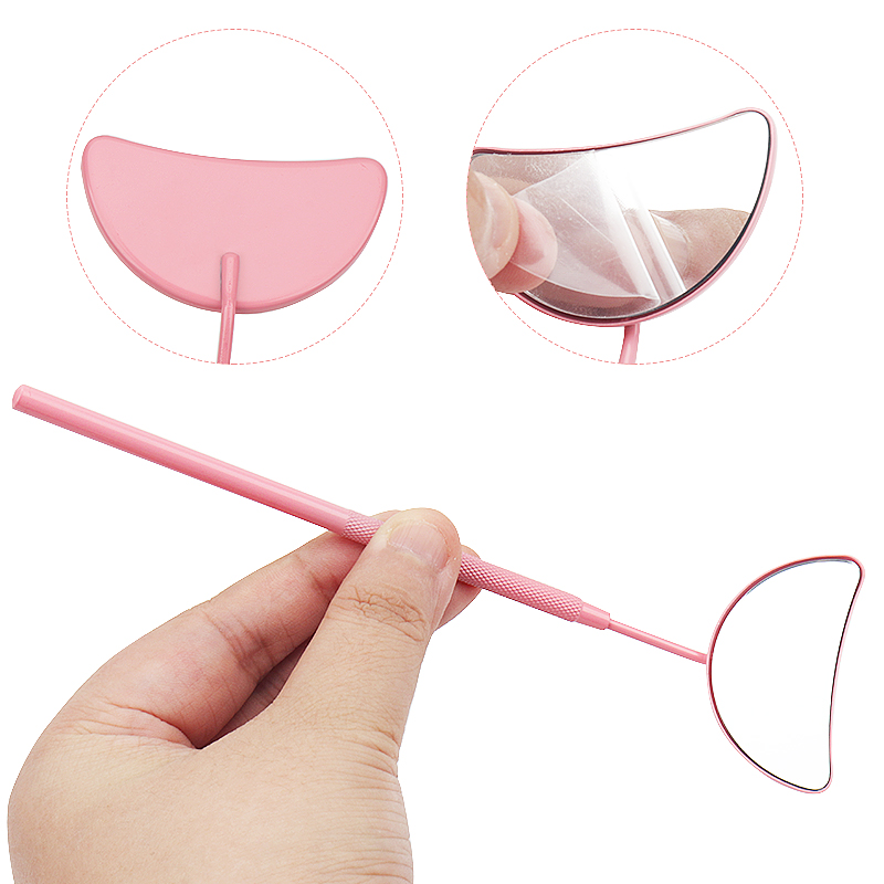 1 pz specchio per estensione c - Eyelash Extension Gel Remover recensione e prezzo