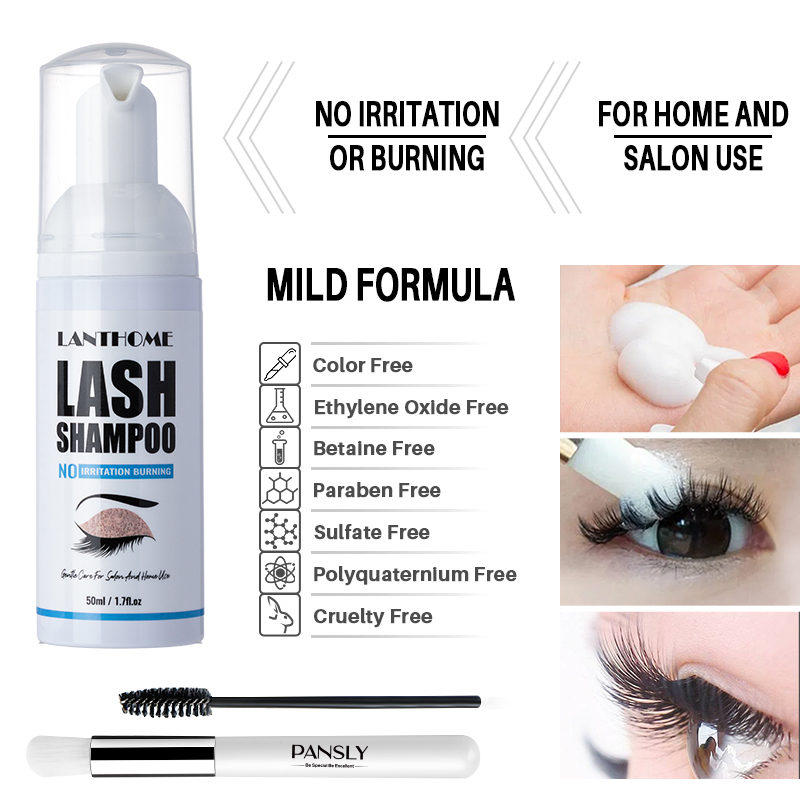 50ML Lanthome Pro Estensione D - Eyelash Extension Foam Cleanser recensione e prezzo