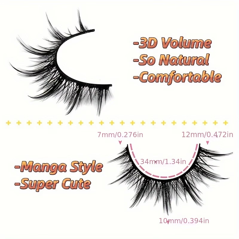 5 Paia di Ciglia Finte Stile M - Eyelash Extension Japanese Style recensione e prezzo