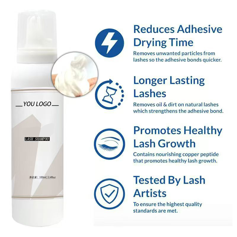Crema per ciglia montata perso - Eyelash Extension Foam Cleanser recensione e prezzo