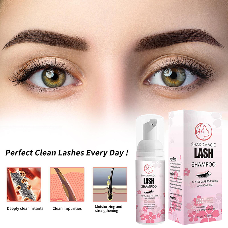 NOVITÀ! Shampoo detergente rap - Eyelash Extension Foam Cleanser recensione e prezzo