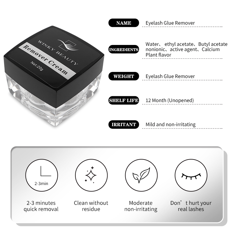 20g Estensione Delle Ciglia Co - Eyelash Extension Gel Remover recensione e prezzo