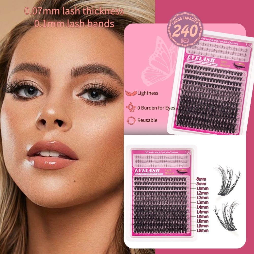 Kit Extension Ciglia Finte 3D  - Eyelash Extension Or Extensions recensione e prezzo