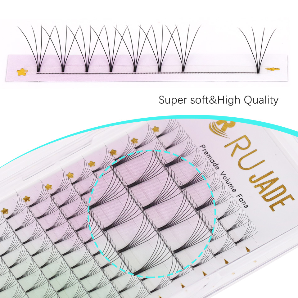 Rujade Premade Volume Fans Cig - Eyelash Extension Korean Style recensione e prezzo
