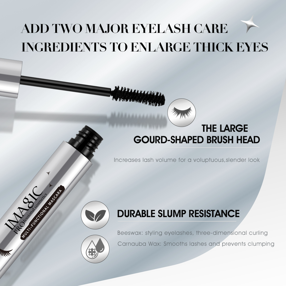 IMAGIC Black Mascara 4D fibra  - Eyelash Extension Images Free recensione e prezzo